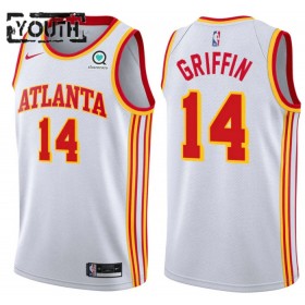 Dres Atlanta Hawks AJ Griffin 14 Nike 2022-23 Association Edition Bijela Swingman - Dječji
